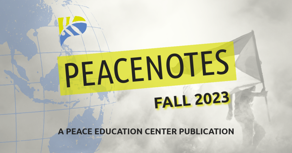 PeaceNotes Fall 2023
